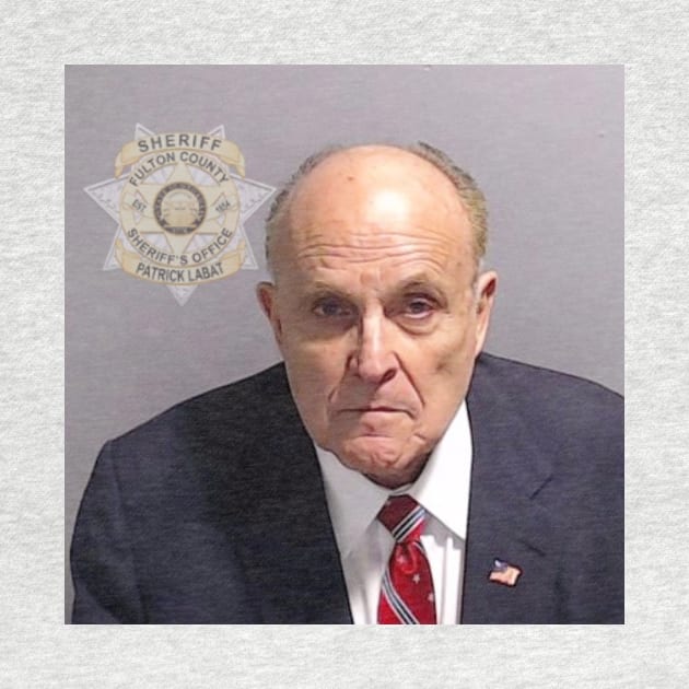 Rudy Giuliani Mugshot by artpsyops